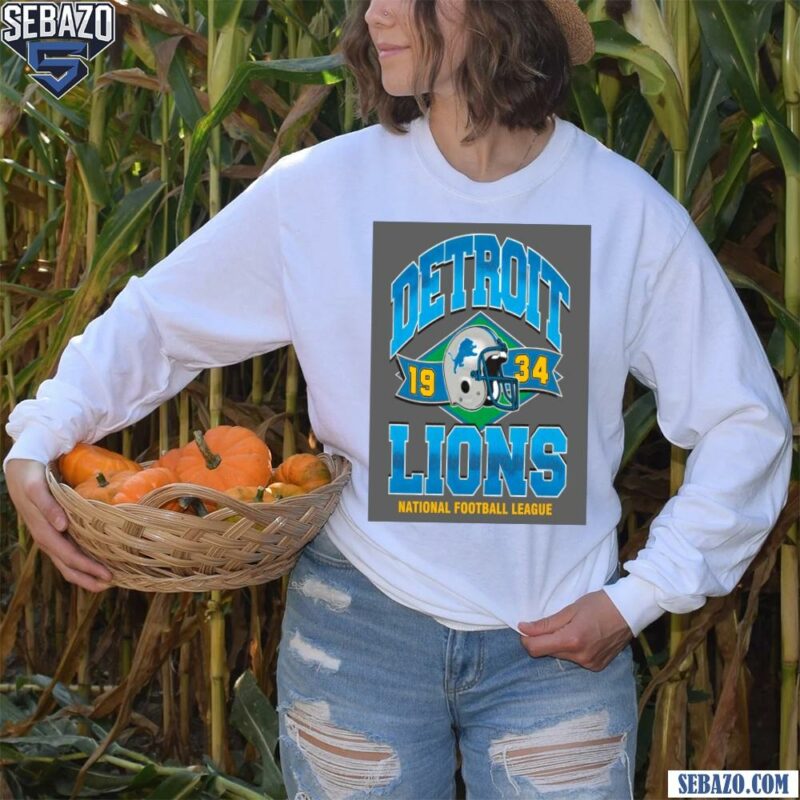 Detroit Lions National Football League Vintage 1934 Shirt long sleeved