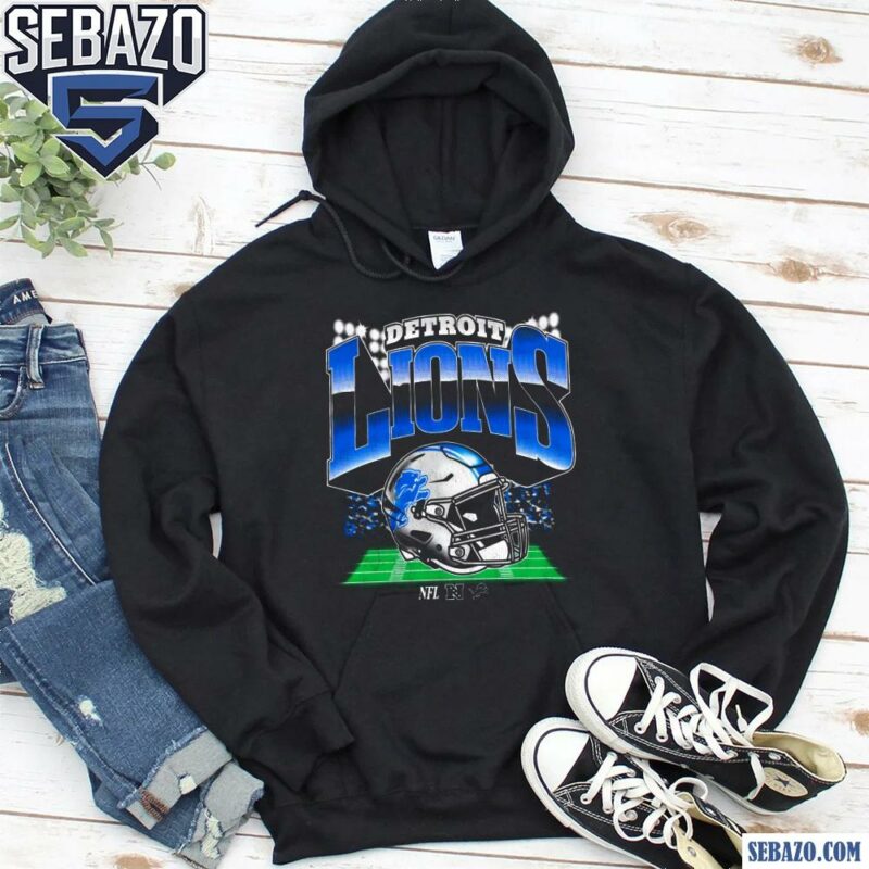 Detroit Lions NFL Football Logo Helmet Shirt hoodie