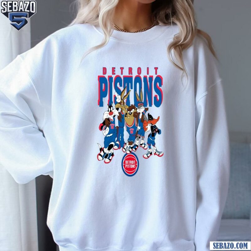 Detroit Pistons Looney Tunes Nba Basketball Shirt sweatshirt