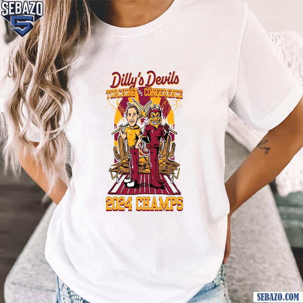 Dillys Devils Torching The Conference 2024 Champs Shirt t-shirt