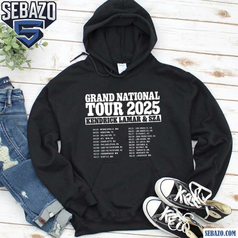 Grand National Tour 2025 Kendrick Lamar And Sza Shirt hoodie