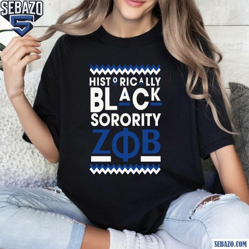 Historically Black Sorority Zeta Phi Beta Shirt t-shirt