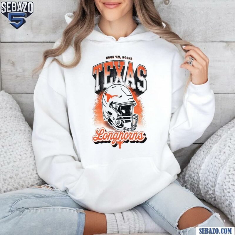 Hook Em Horns Texas Longhorns Football Helmet Shirt hoodie