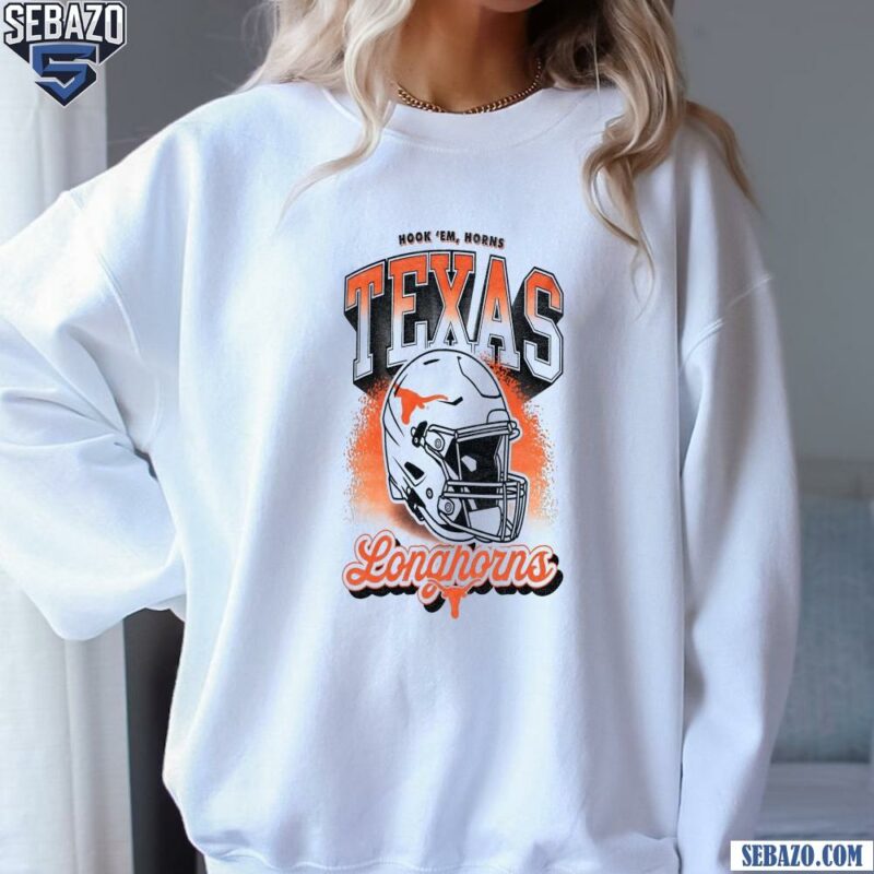 Hook Em Horns Texas Longhorns Football Helmet Shirt sweatshirt