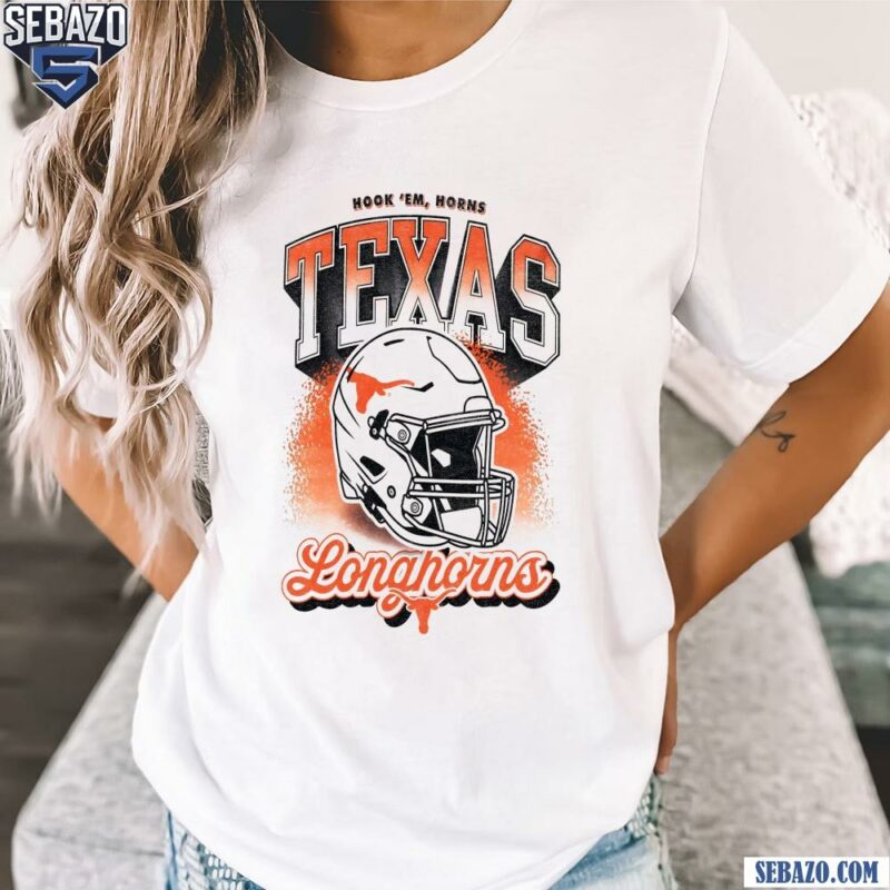 Hook Em Horns Texas Longhorns Football Helmet Shirt t-shirt