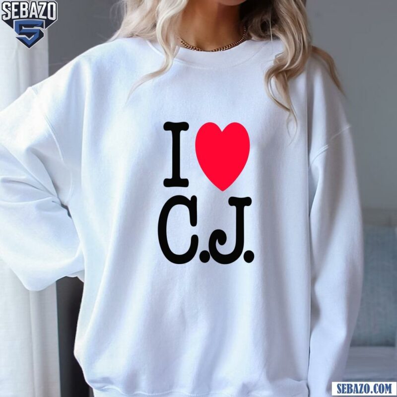 I Love Cj Stroud Houston Texans Football Shirt sweatshirt