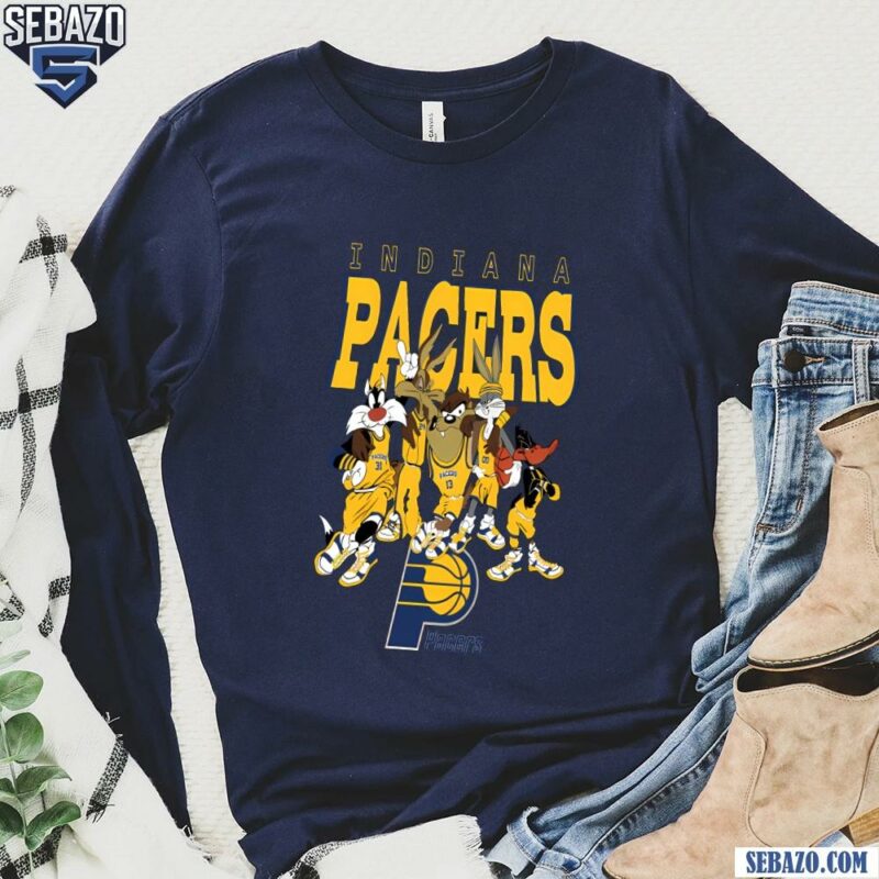 Indiana Pacers Looney Tunes Nba Basketball Shirt long sleeved