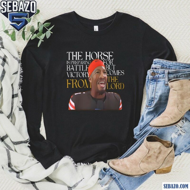 Jameis Winston Cleveland Browns Victory From The Lord Shirt long sleeved