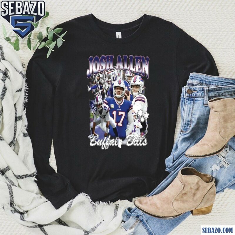 Josh Allen 17 Buffalo Bills Shirt long sleeved