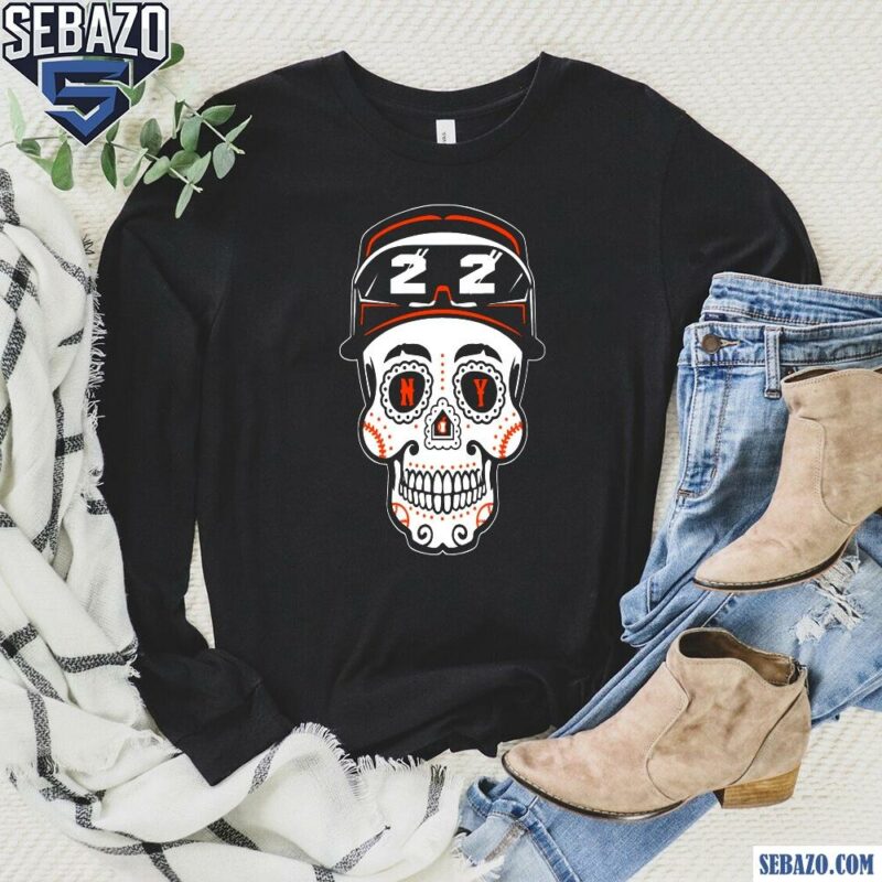 Juan Soto Queens Sugar Skull New York Yankees Shirt long sleeved