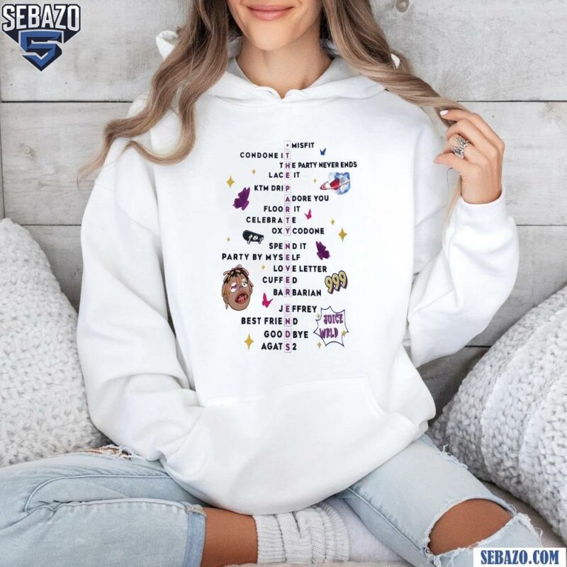 Juice Wrld The Party Never Ends Full Album Shirt hoodie