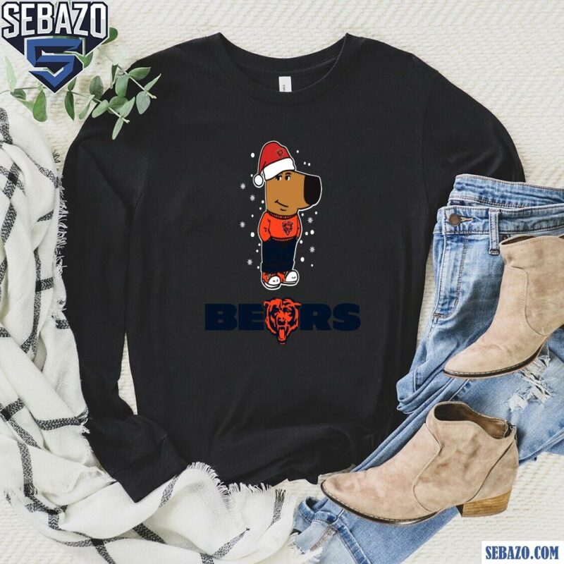 Just A Chill Guy Chicago Bears Football Christmas Shirt long sleeved