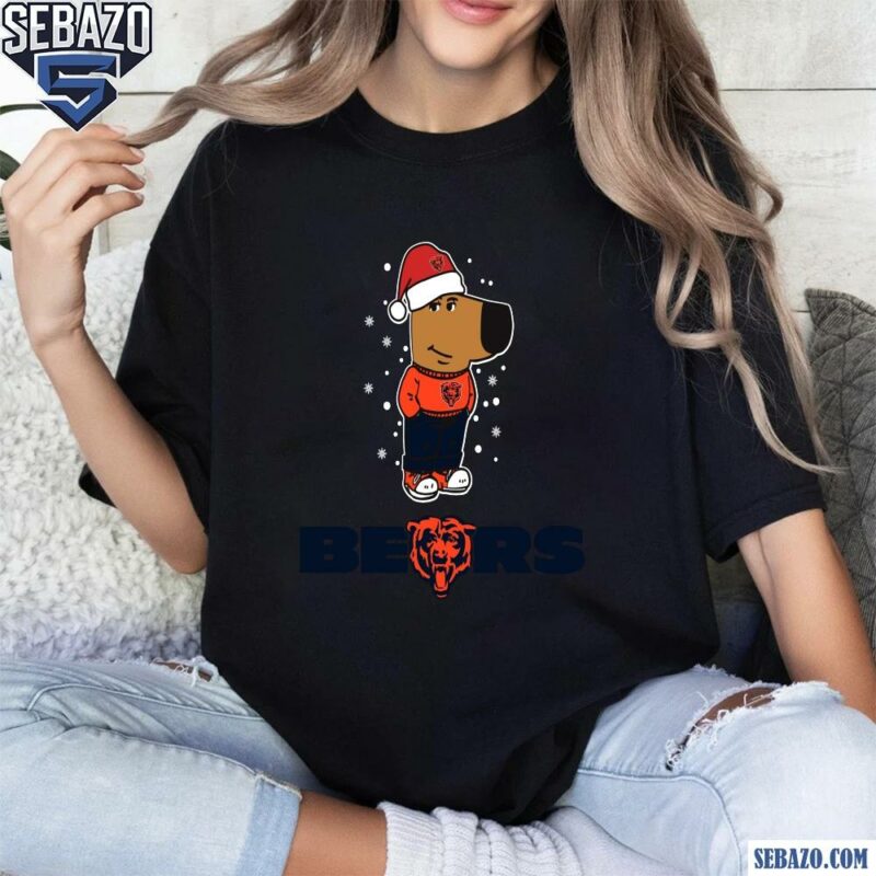 Just A Chill Guy Chicago Bears Football Christmas Shirt t-shirt