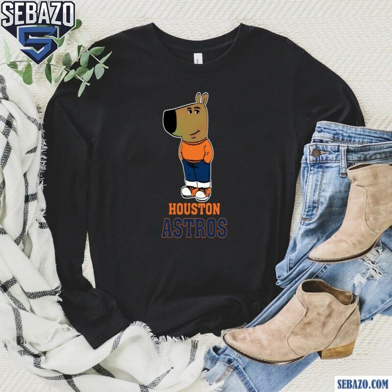 Just A Chill Guy Chill With Houston Astros Christmas Shirt long sleeved