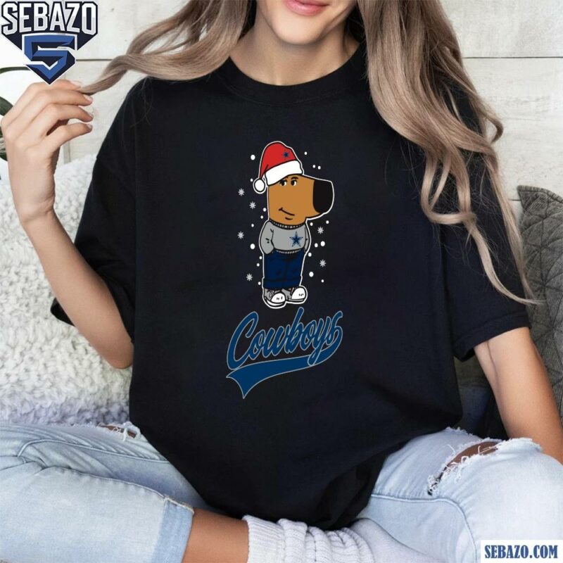 Just A Chill Guy Dallas Cowboys Football Christmas Shirt t-shirt