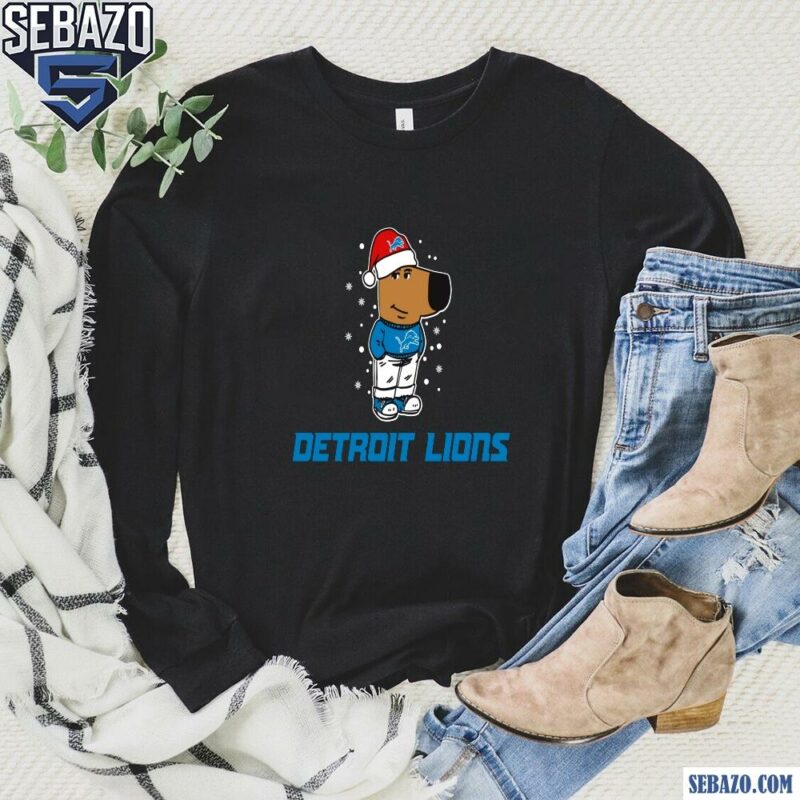 Just A Chill Guy Detroit Lions Football Christmas Shirt long sleeved