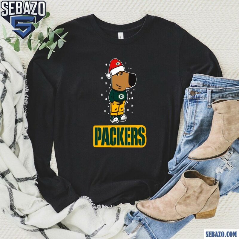 Just A Chill Guy Green Bay Packers Football Christmas Shirt long sleeved