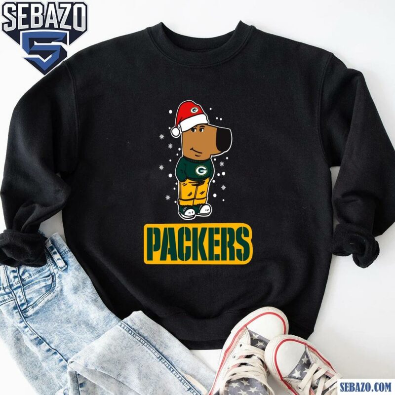 Just A Chill Guy Green Bay Packers Football Christmas Shirt sweatshirt