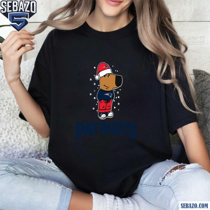 Just A Chill Guy New England Patriots Football Christmas Shirt t-shirt