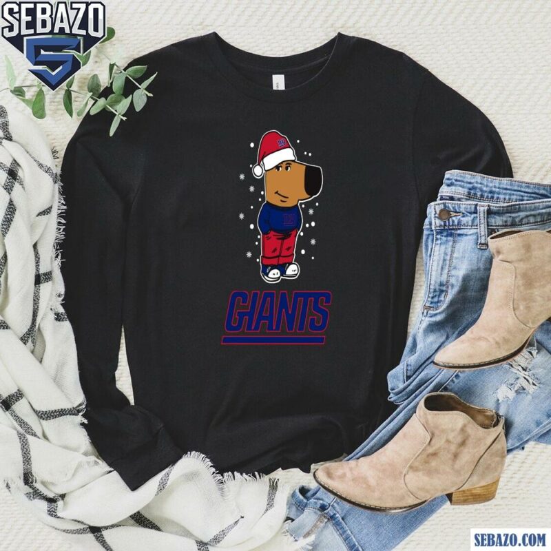 Just A Chill Guy New York Giants Football Christmas Shirt long sleeved