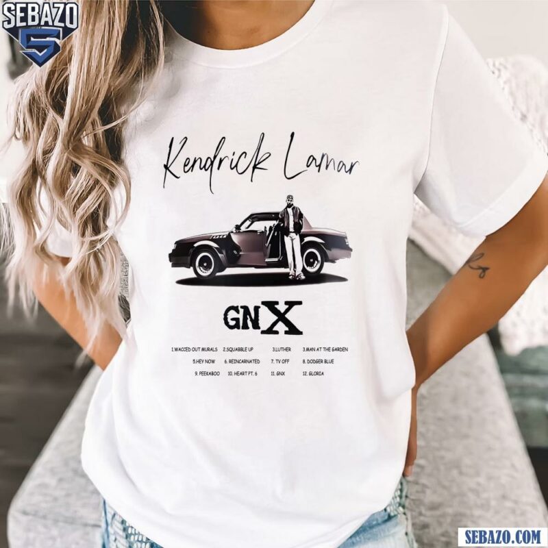 Kendrick Lamar Gnx Album Tracklist Shirt t-shirt