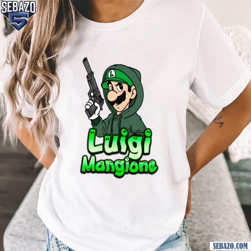 Luigi Mangione Funny Mario Luigi Character Killer Shirt t-shirt