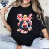 Make Valentines Day Great Again Funny Trump Flower Shirt t-shirt