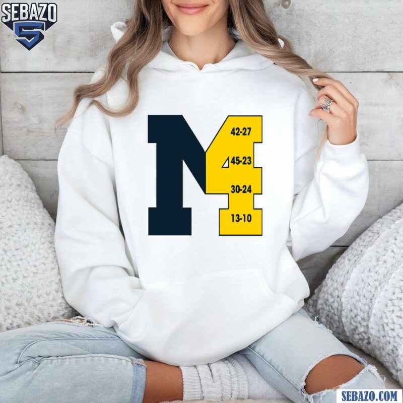 Michigan Wolverines Football 4Th Straight Victory Shirt hoodie