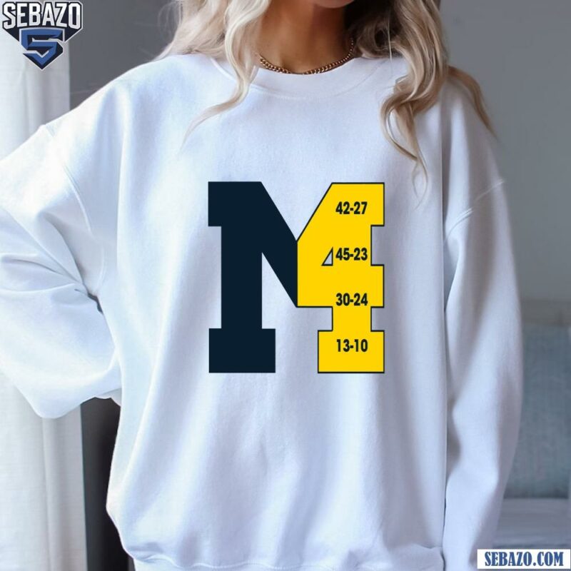 Michigan Wolverines Football 4Th Straight Victory Shirt sweatshirt