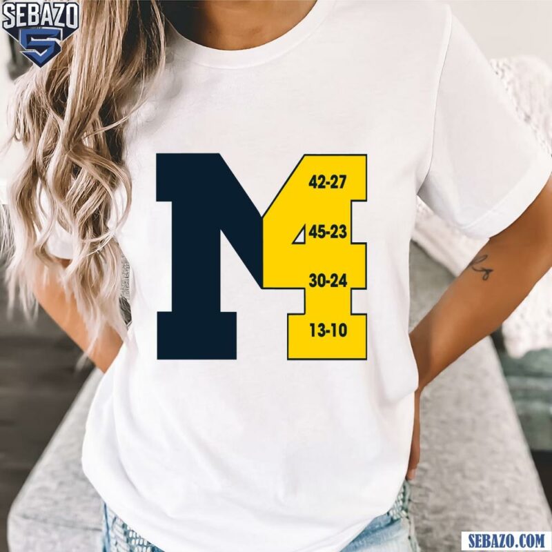 Michigan Wolverines Football 4Th Straight Victory Shirt t-shirt