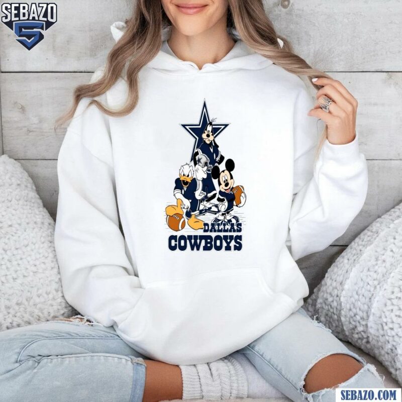 Mickey And Friends Dallas Cowboy Football Nfl Shirt hoodie