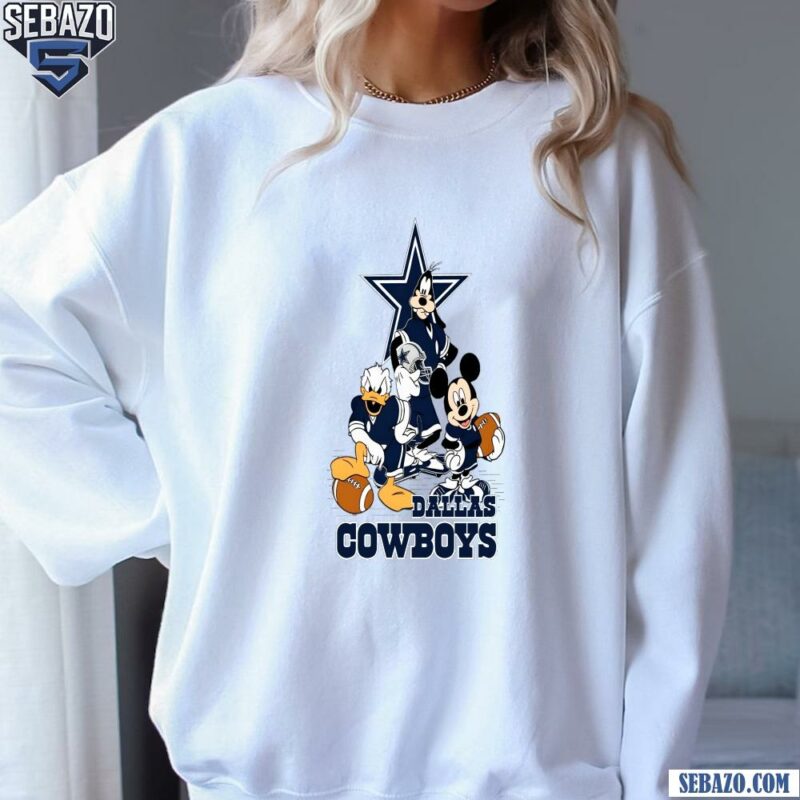 Mickey And Friends Dallas Cowboy Football Nfl Shirt sweatshirt