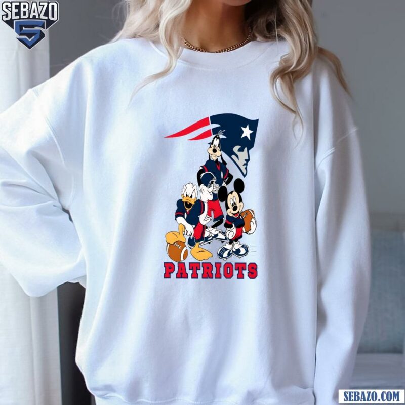 Mickey And Friends New England Patriots Football Shirt sweatshirt