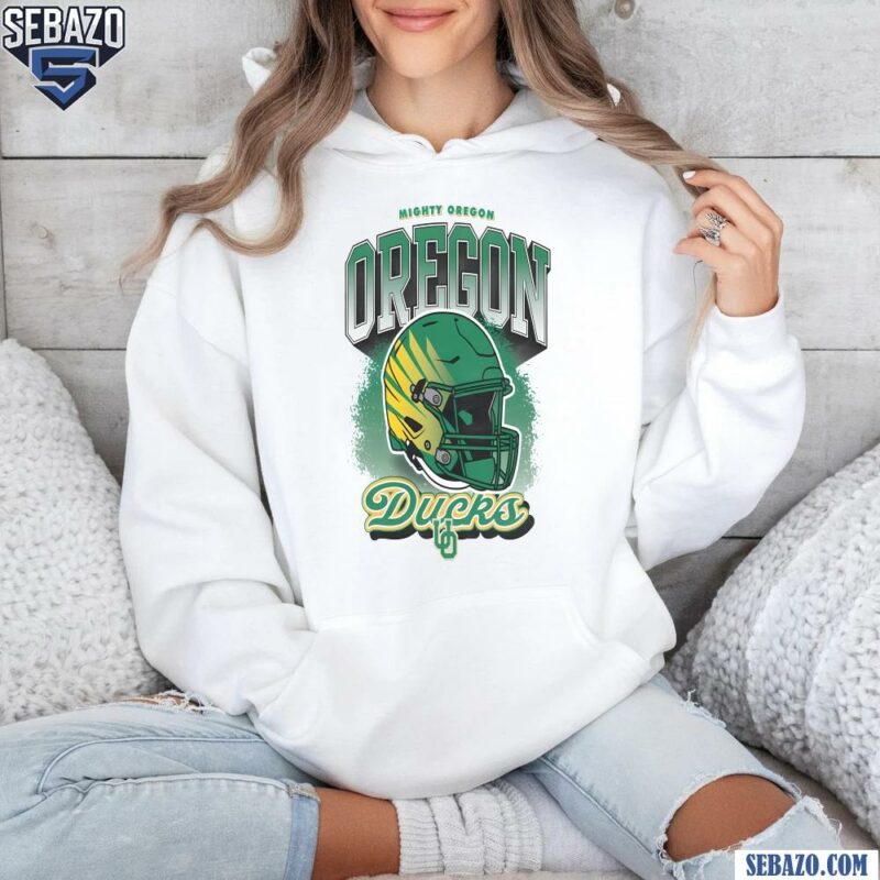 Mighty Oregon Ducks Football Helmet Shirt hoodie