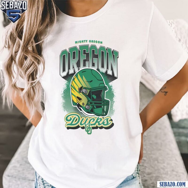 Mighty Oregon Ducks Football Helmet Shirt t-shirt