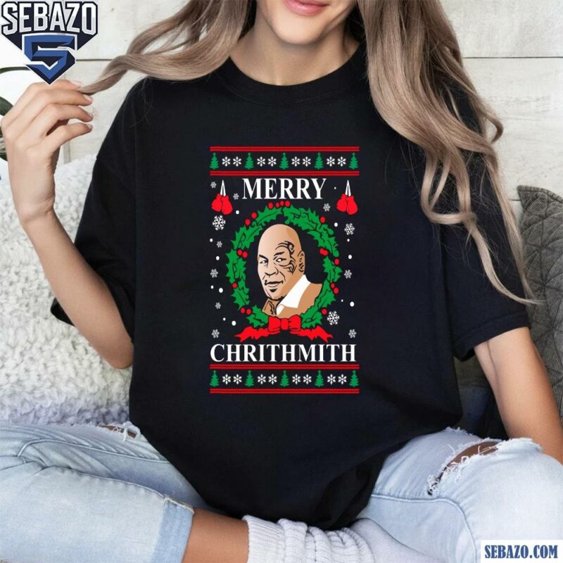 Mike Tyson Merry Chrithmith Ugly Christmas Shirt t-shirt