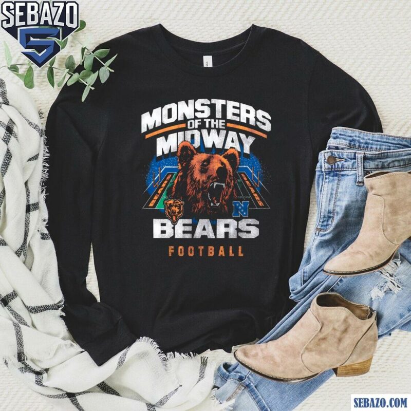 Monsters Of The Midway Chicago Bears Football Shirt long sleeved