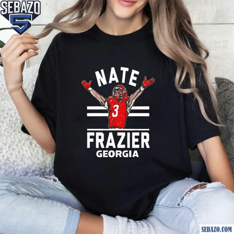 Nate Frazier 3 Georgia Bulldogs Football Players Shirt t-shirt