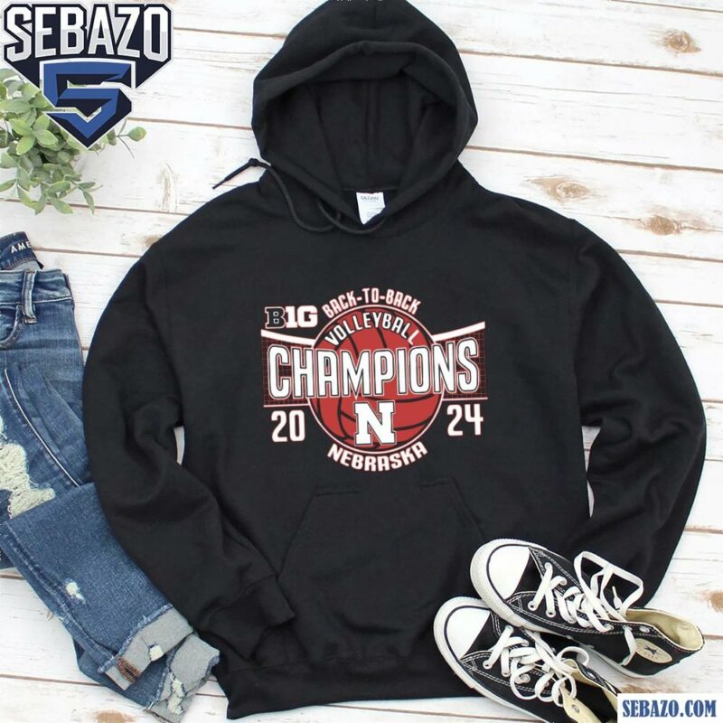 Nebraska Cornhuskers Volleyball Back To Back Champions Shirt hoodie