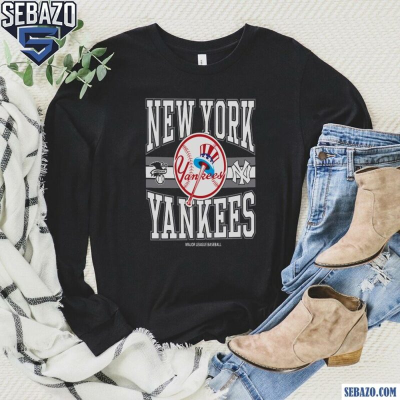 New York Yankees Baseball Mlb Vintage Logo Shirt long sleeved