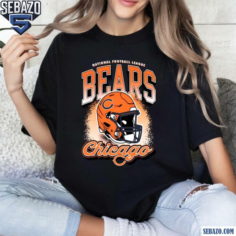 Nfl Chicago Bears Football Helmet Logo Shirt t-shirt