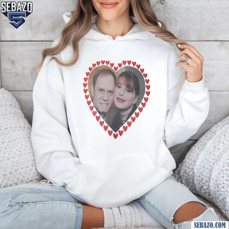 Niles And Daphne Frasier Heart Photo Shirt hoodie