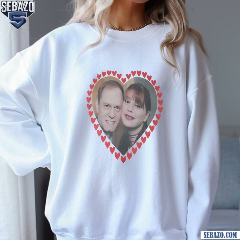 Niles And Daphne Frasier Heart Photo Shirt sweatshirt