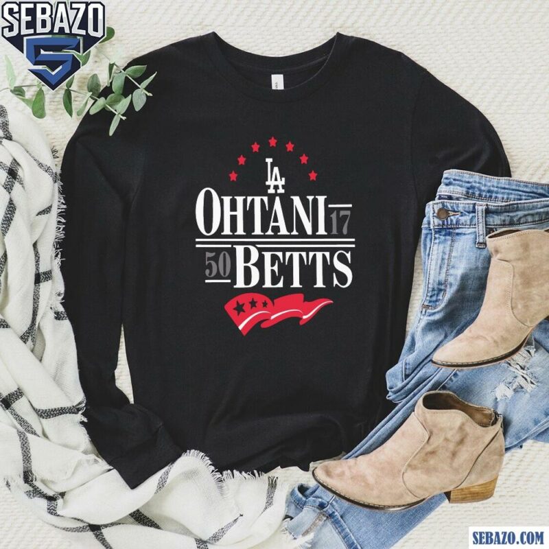 Ohtani Betts Los Angeles Dodgers La Baseball Shirt long sleeved