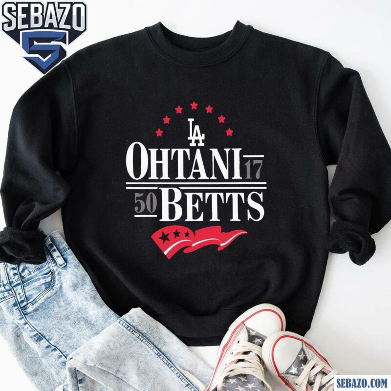 Ohtani Betts Los Angeles Dodgers La Baseball Shirt sweatshirt