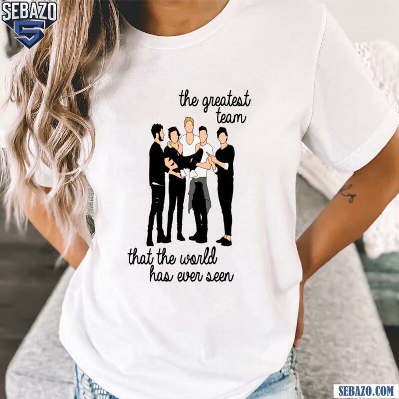 One Direction The Greatest Team That The World Has Ever Seen Shirt t-shirt