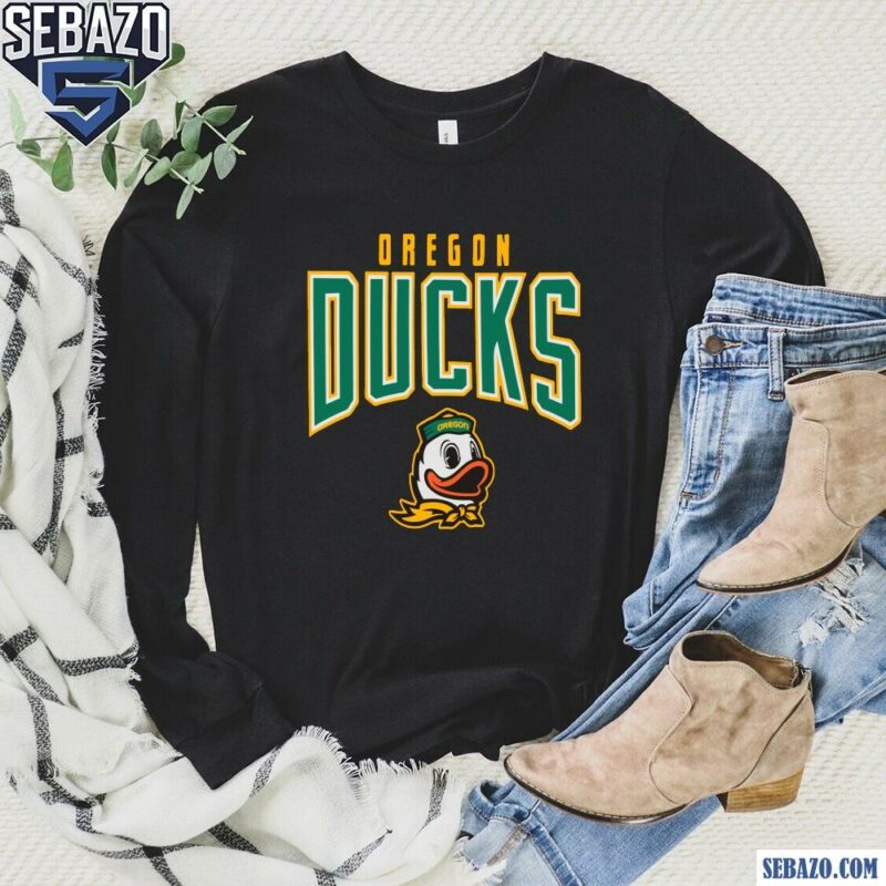 Oregon Ducks Football Team Logo Shirt long sleeved