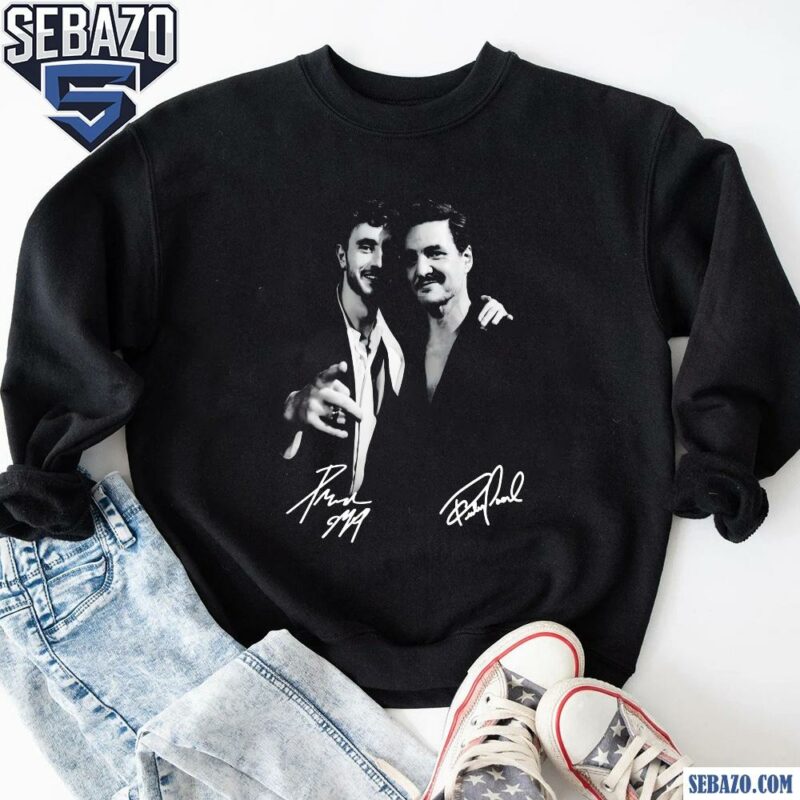 Paul Mescal And Pedro Pascal Signature Actor Shirt sweatshirt