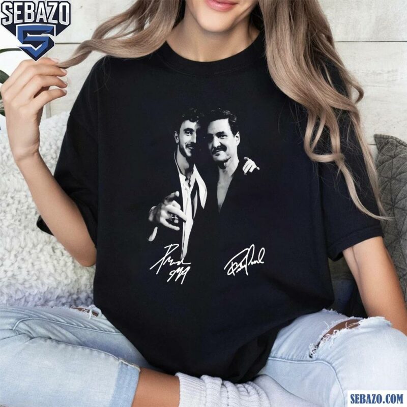 Paul Mescal And Pedro Pascal Signature Actor Shirt t-shirt