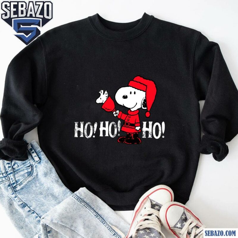 Peanuts Christmas Snoopy In A Santa Suit Ho Ho Ho Shirt sweatshirt